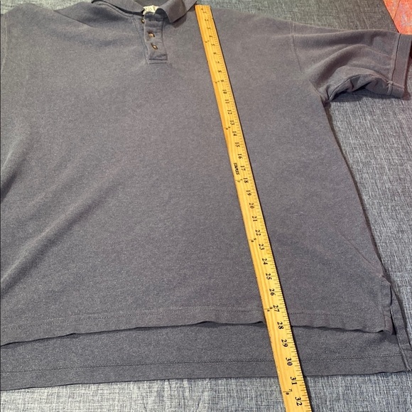 Natural life Gray Cotton Polo Shirt Men's Size L Classic Short Sleeve Casual Top - Picture 7 of 7